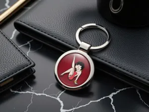 Leather Key Chain Stylish Steel Standard Build